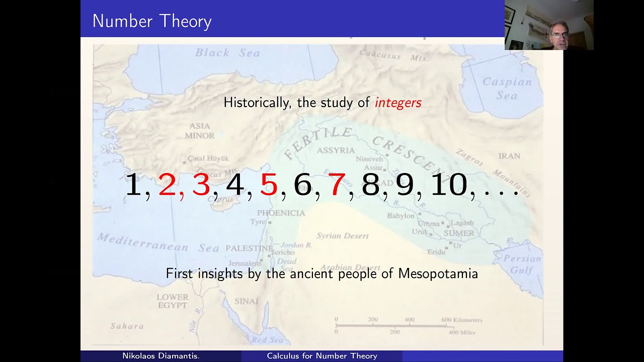 Calculus for Number Theory, Part 1 -- by Nikolaos Diamantis
