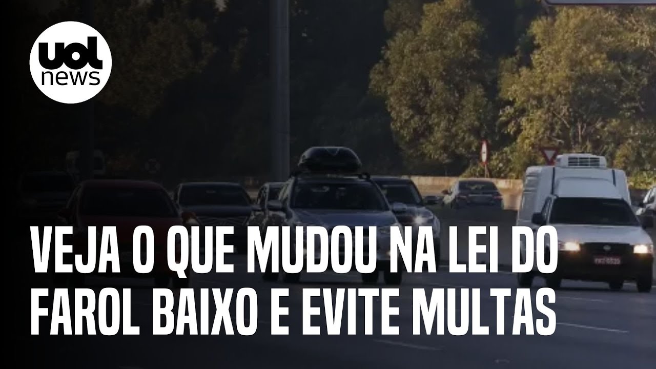 Nova lei do farol baixo: veja o que mudou para n&atilde;o levar multa no Carnaval
