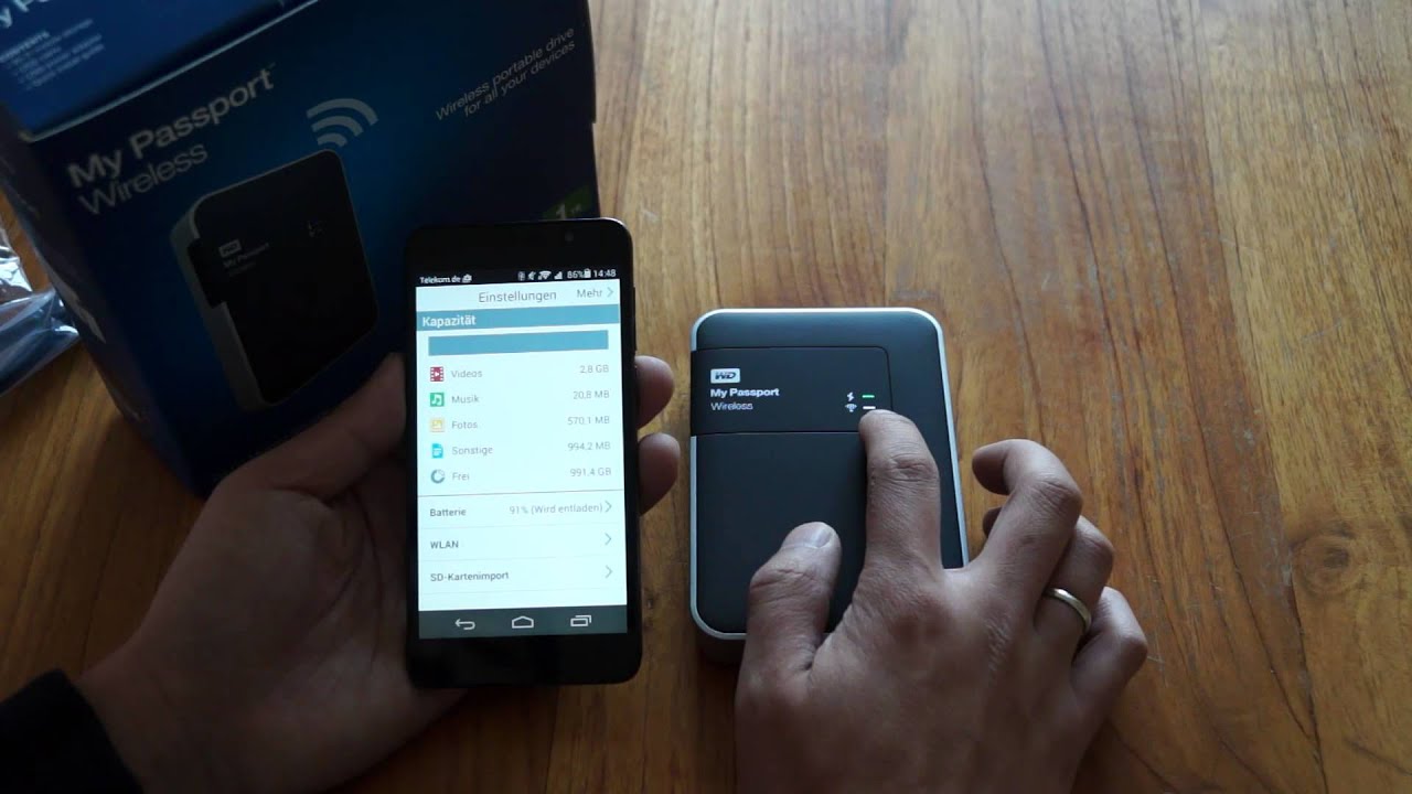 Western Digital My Passport Wireless im Hands-On