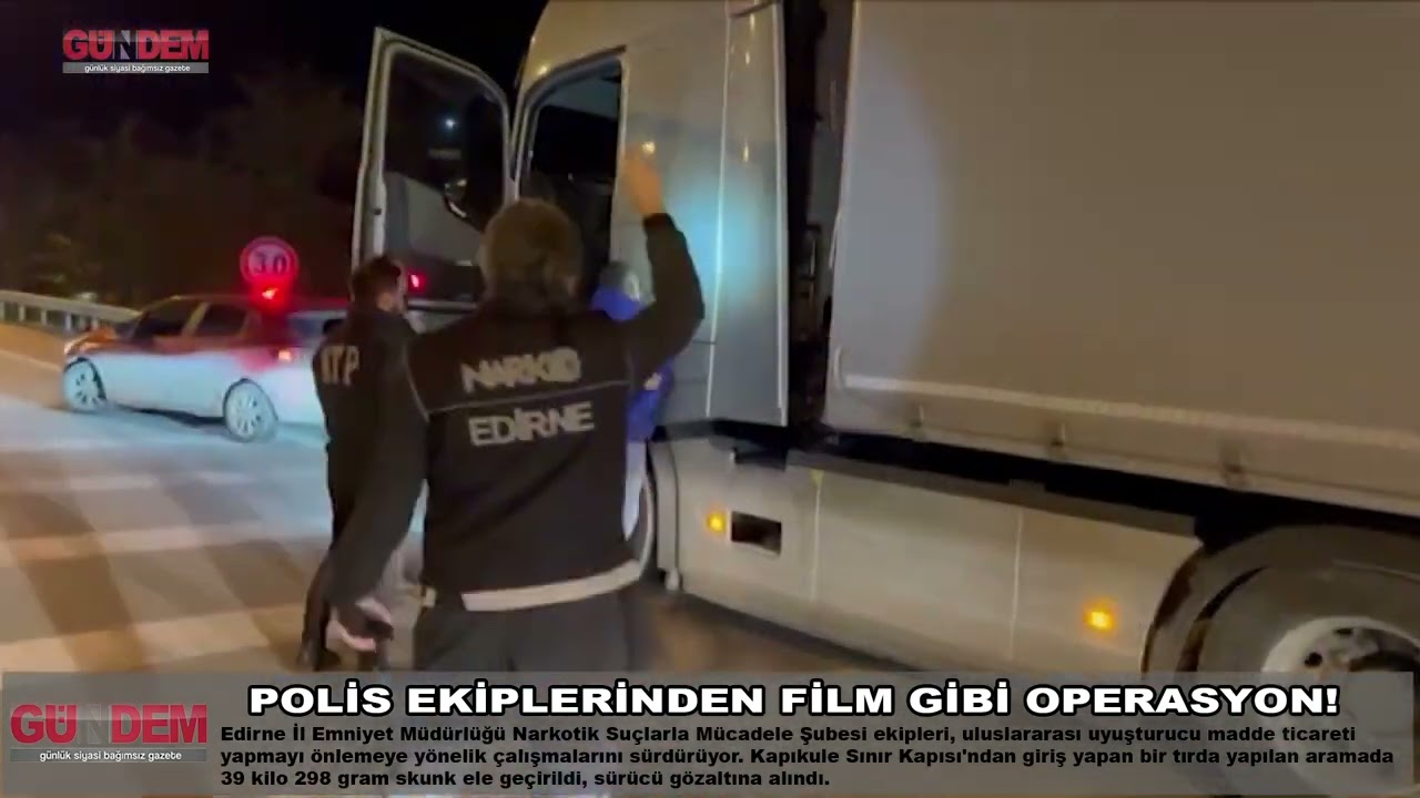 POLİS EKİPLERİNDEN FİLM GİBİ OPERASYON!