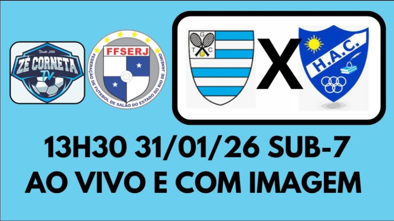 GTC X HELIÓPOLIS | SUB-7 COPA VERÃO FEDERAÇÃO | 31-01-26