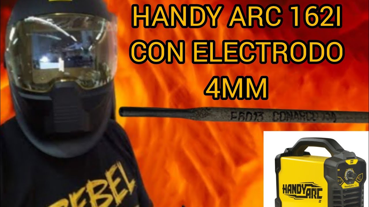 HANDY ARC 162I CON ELECTRODOS DE 4MM