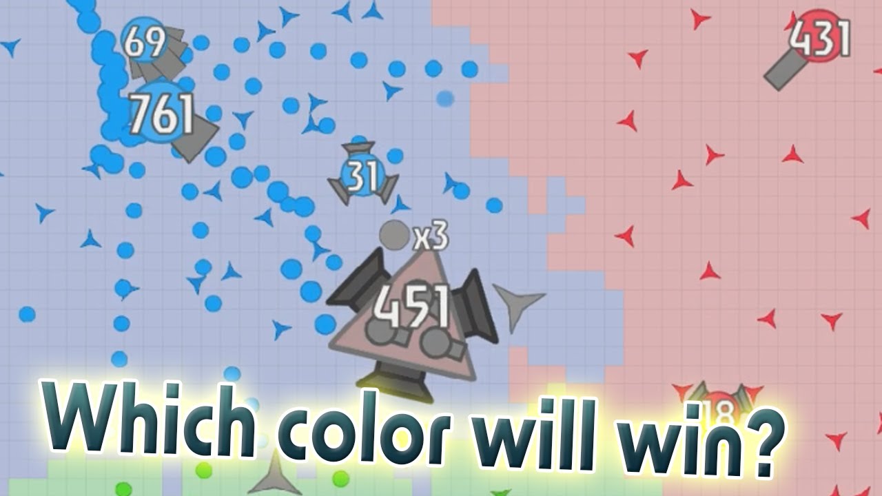 Diep.io-style territory war returns! Multiply or Release #9 - [Marble Race]