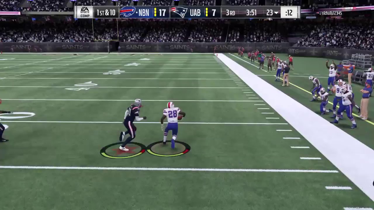 Madden 18 Bills vs Patriots  Seasons Road to Superbowl Mut 18 game
