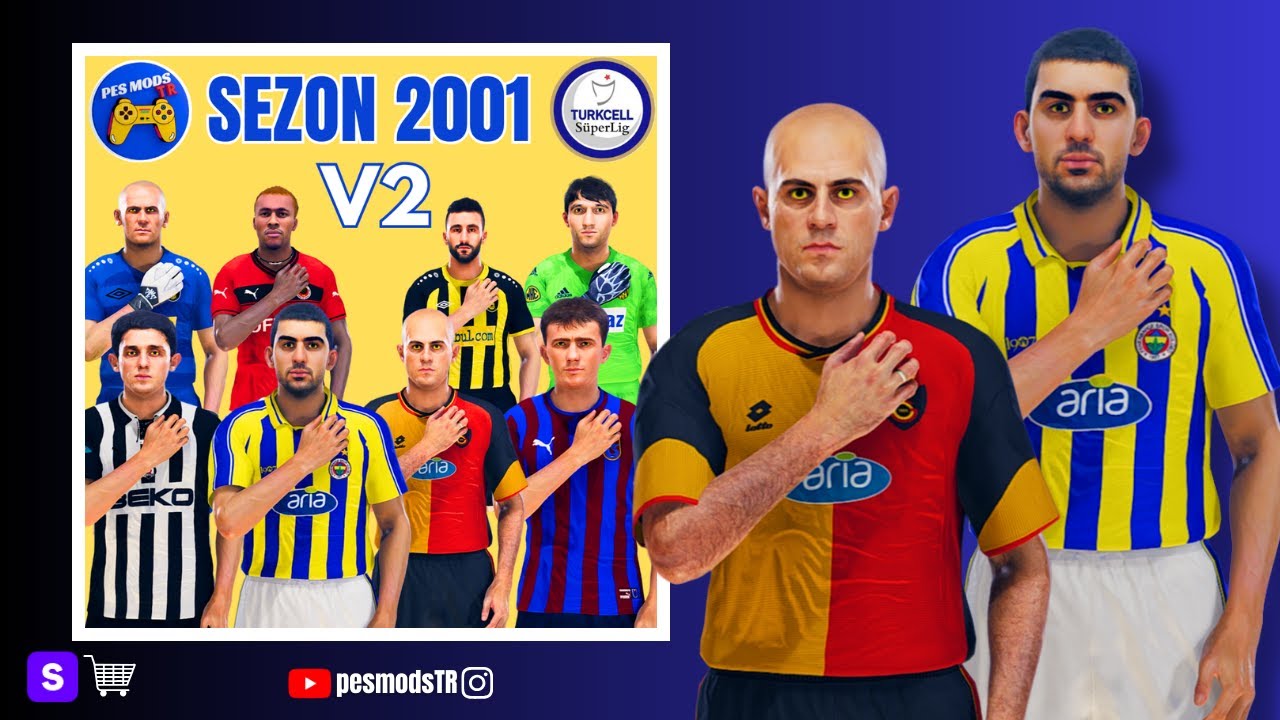 PES 2021 | Fenerbahçe – Beşiktaş 2001/2002 Sezonu ⚽ | (V2) Yama Tanıtımı