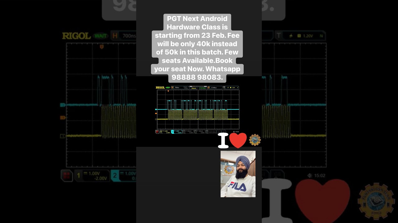 In 23 Feb. Android Hardware Class, Fee will be only 40k instead of 50k. Whatsapp 98888 98083.