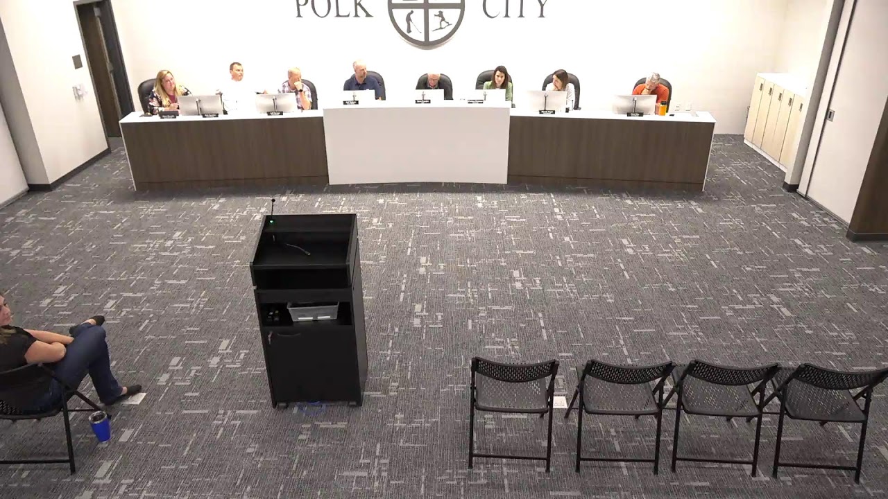 City Council Meeting: Polk City IA September 8, 2025