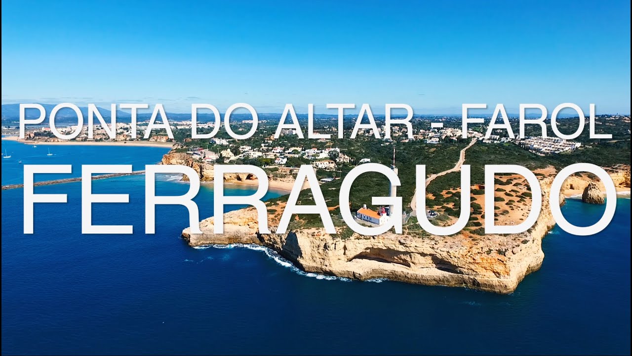 Ponta do Altar - Lighthouse aerial view @Ferragudo (Algarve) - Portugal