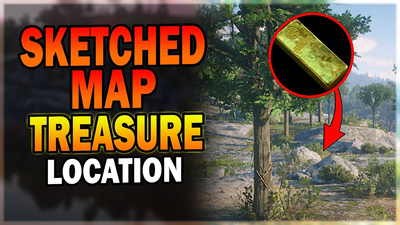 Sketched Map Treasure Locations in Red Dead Redemption 2 - Red Dead Redemption 2 Guide