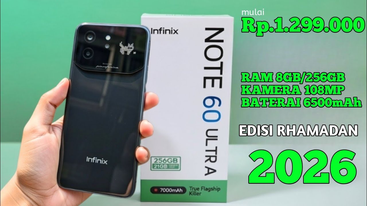 mulai Rp.1.299.000 RAM 12GB, KAMERA 108MP - HARGA SEMUA HP INFINIX TERBARU 2026