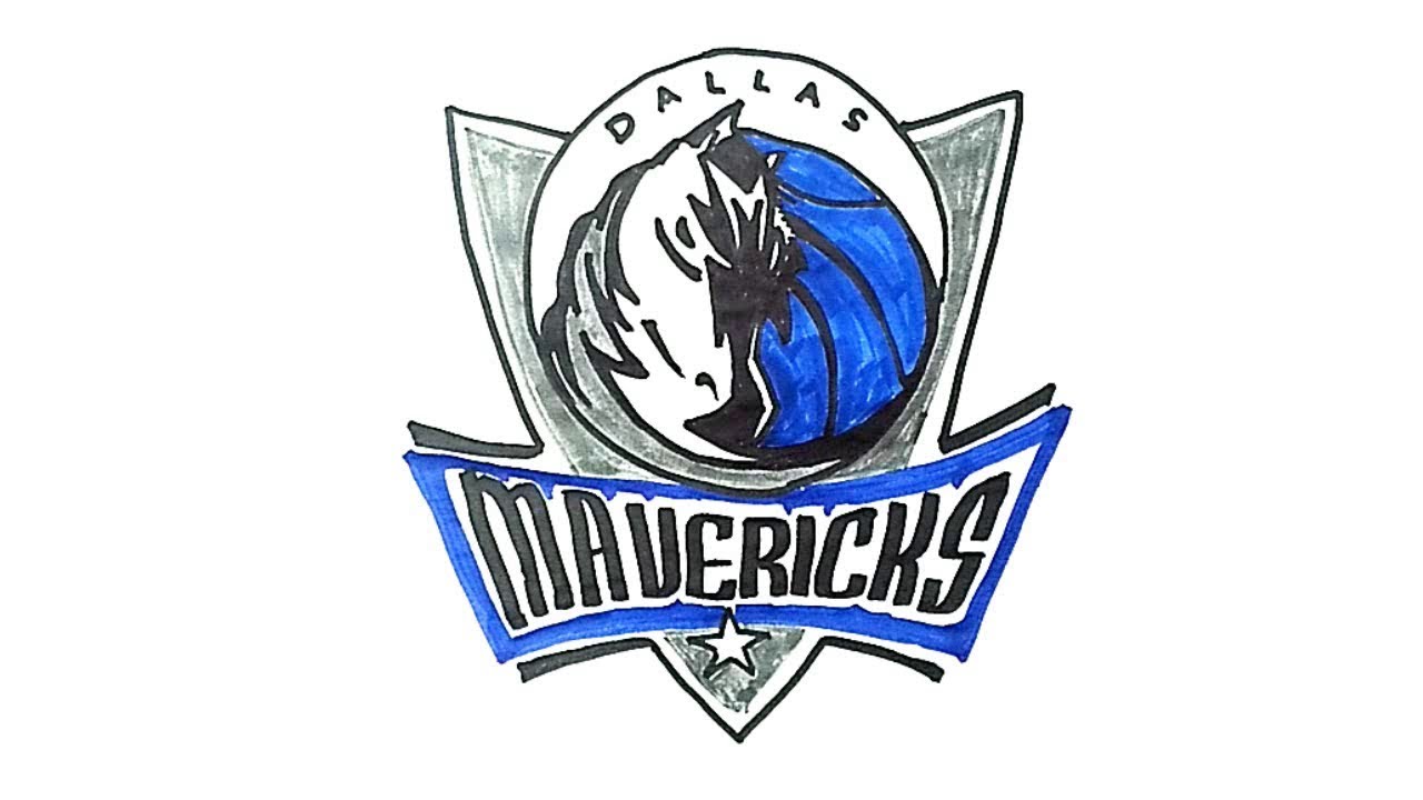 How to Draw the Dallas Mavericks Logo
