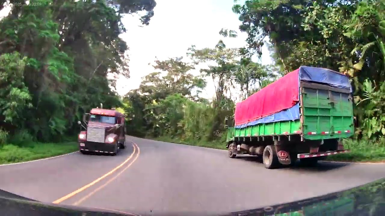 Driving in Costa Rica - from San Bernardino to San Jose on Rt 32 REC 0187 A RJ CostaRica