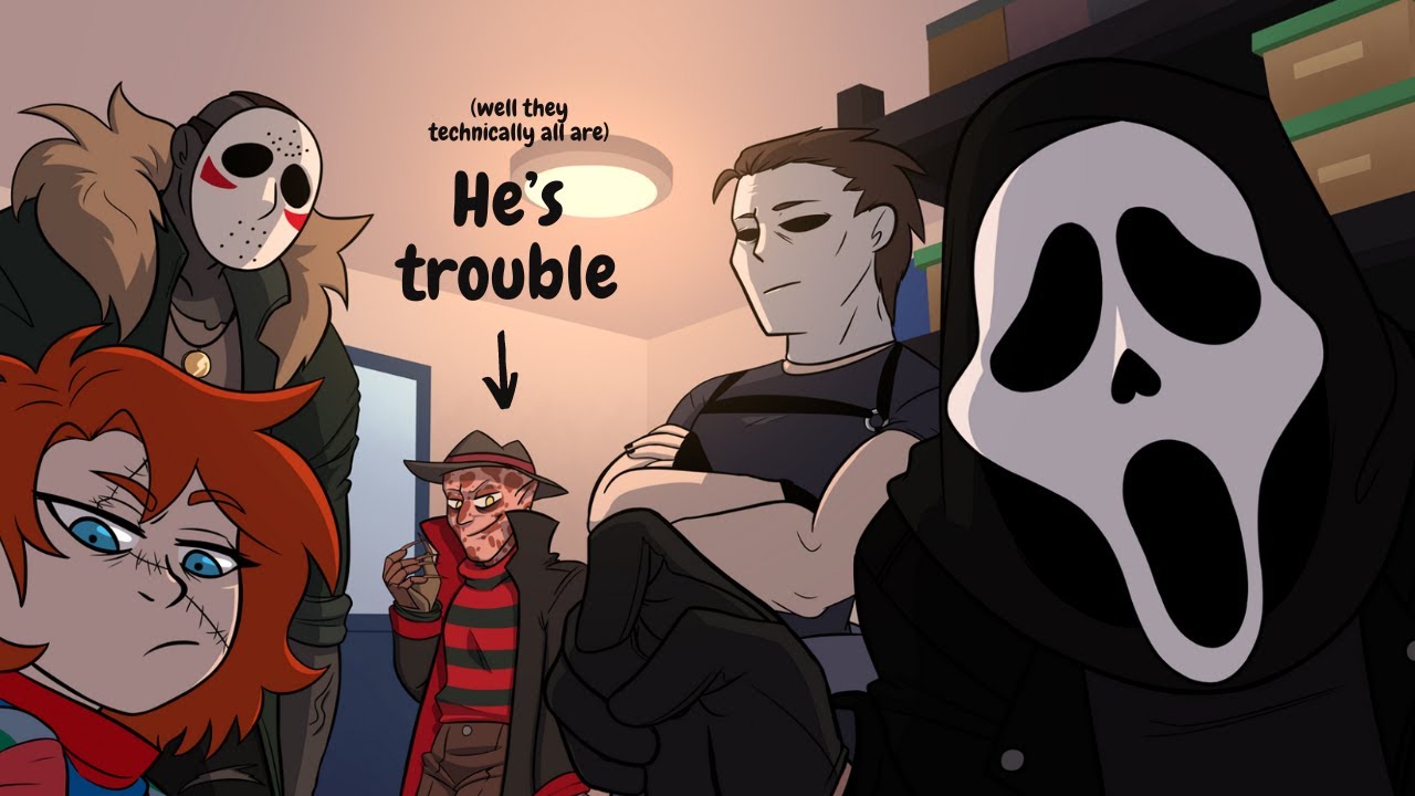 A dating sim with slasher characters - Horror/Romance: a slasher dating simulator