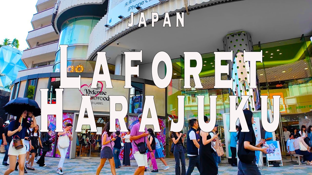 Laforet Harajuku 4K Walking Tour (Tokyo Japan)-Tour with Captions & Immersive Sound.ラフォーレ原宿