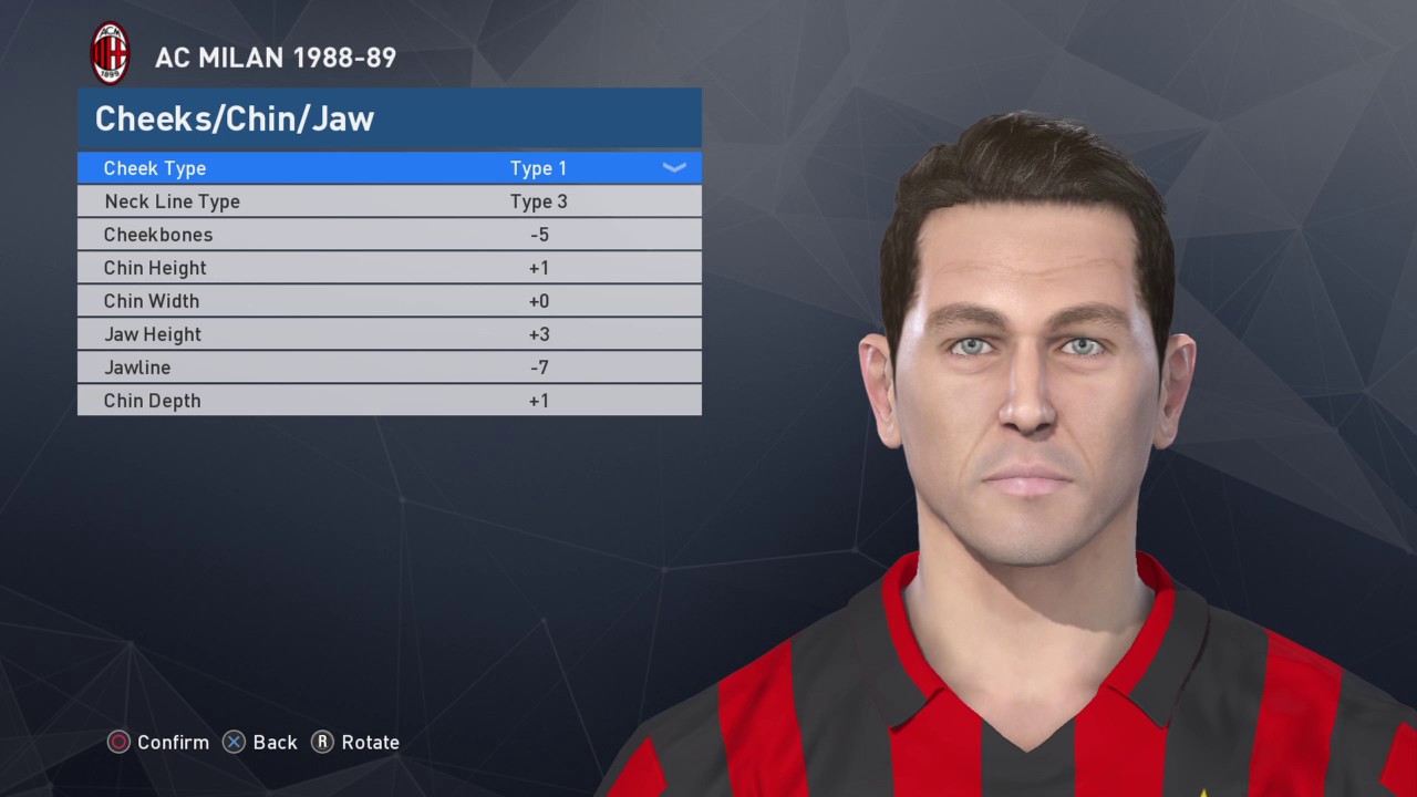 Alessandro Costacurta face PES 2017