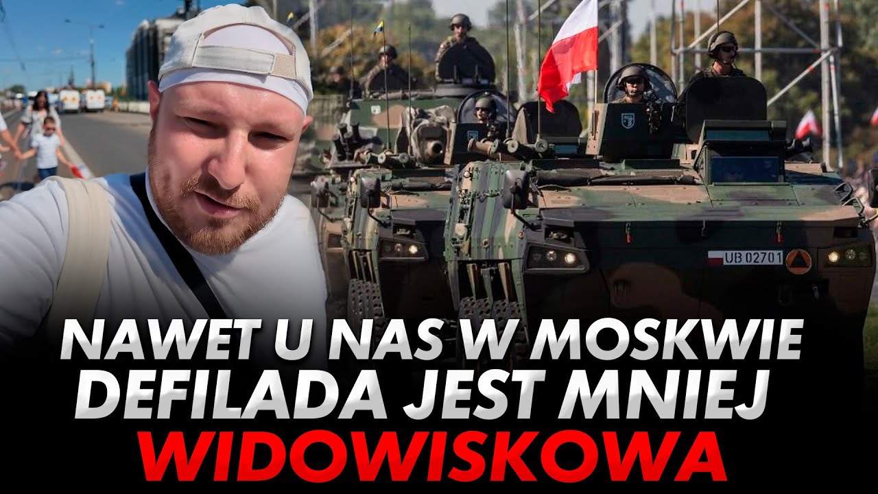 Były Rosjanin na wojskowej defiladzie w Warszawie