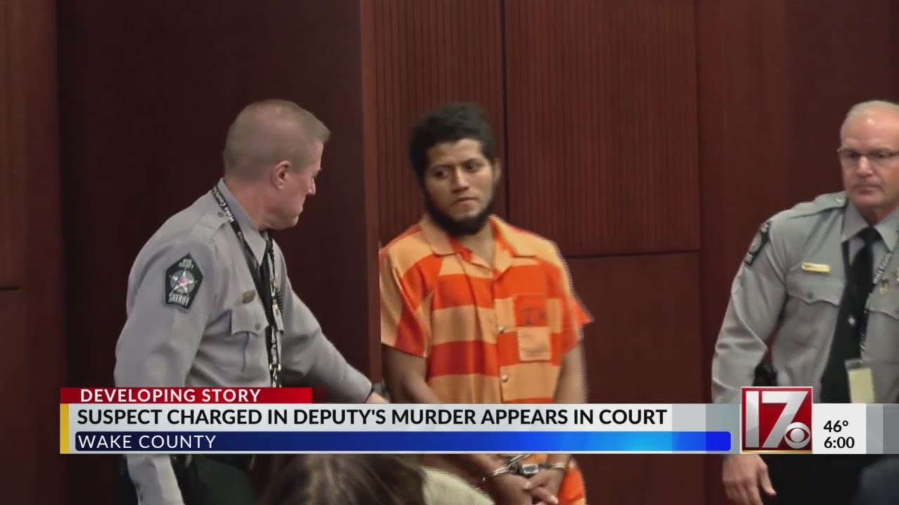 1 man facing murder charges in the Wake County Deputy Ned Byrd case faced a judge Thursday