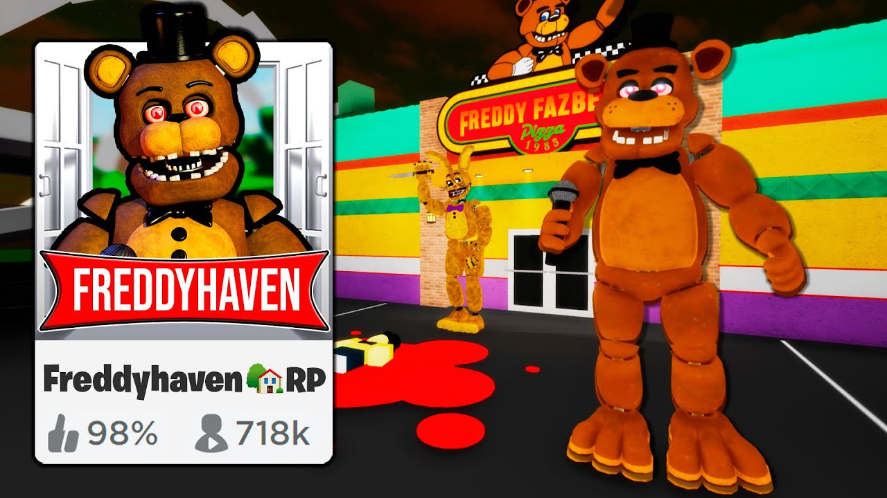 I created the FIVE NIGHTS AT FREDDY'S MOVIE at Brookhaven 🏡