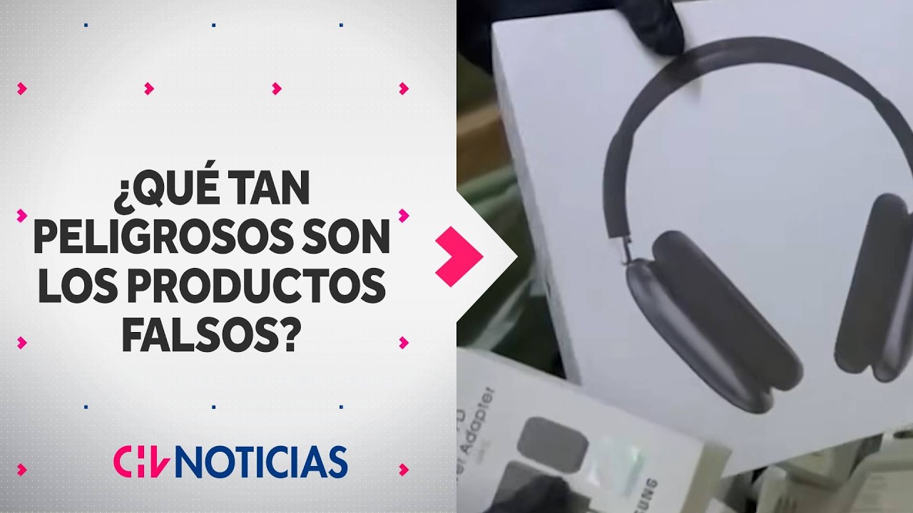 Millonario decomiso de productos tecnológicos falsos. ¿Qué tan peligrosos son? - CHV Noticias