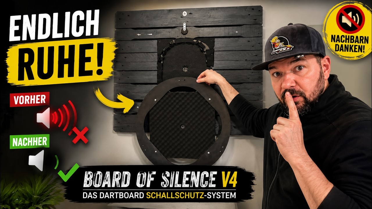 Board of Silence V4 Dart Schallschutz im Test.