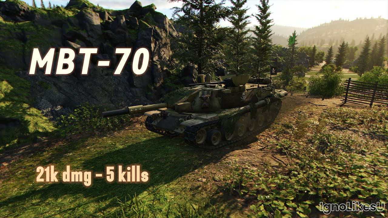 MBT-70 ACE with 21k dmg and 5 kills | WoTC uncut
