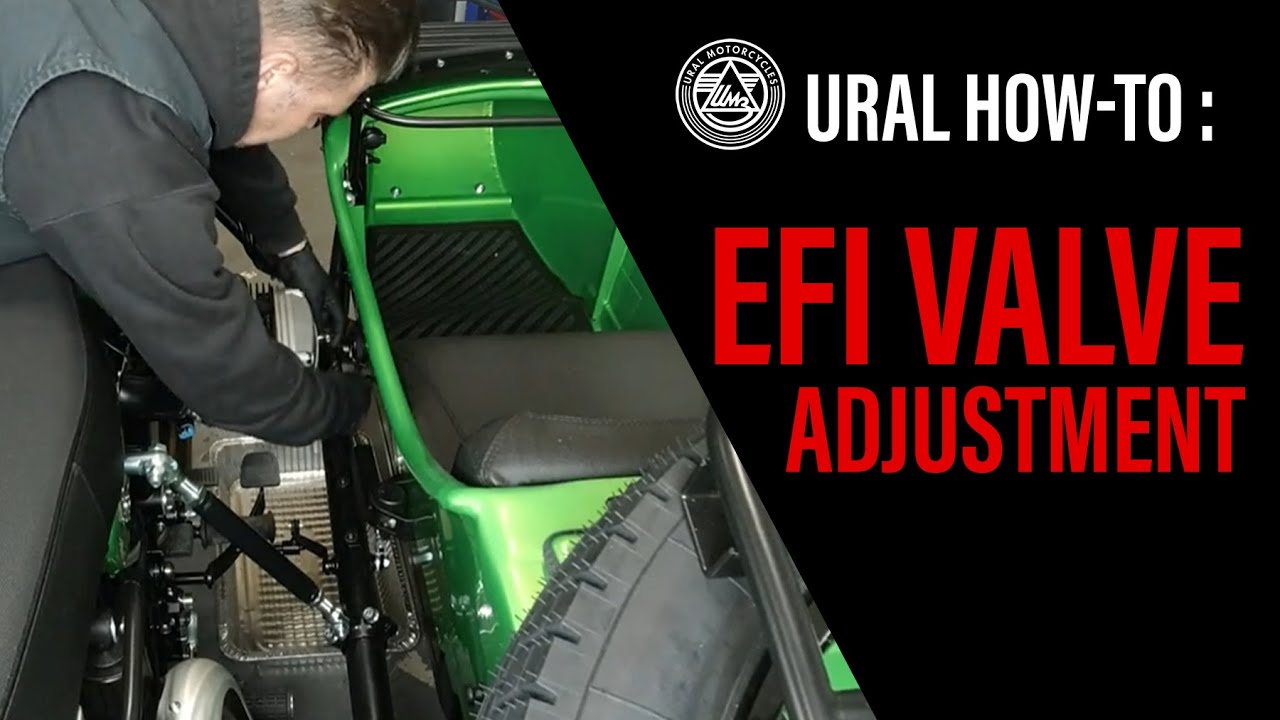 URAL How-To - EFI Valve Adjustment