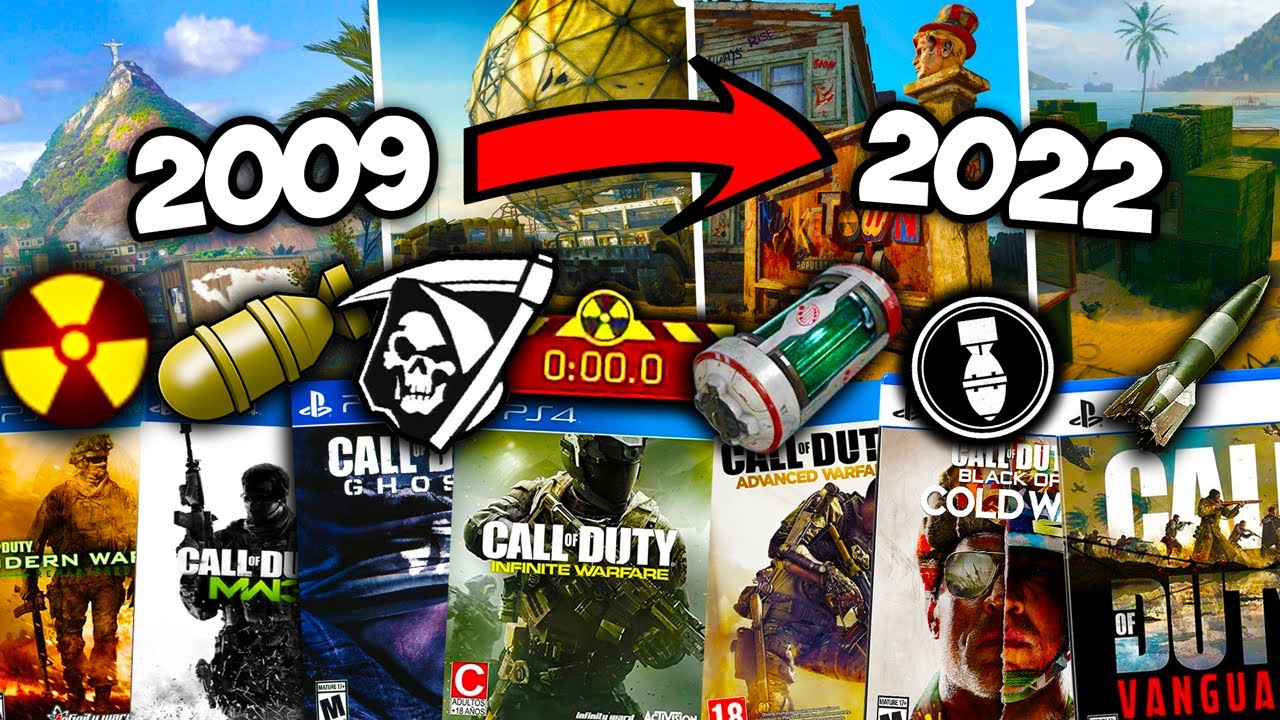 NUKE in EVERY CALL OF DUTY in 2022!