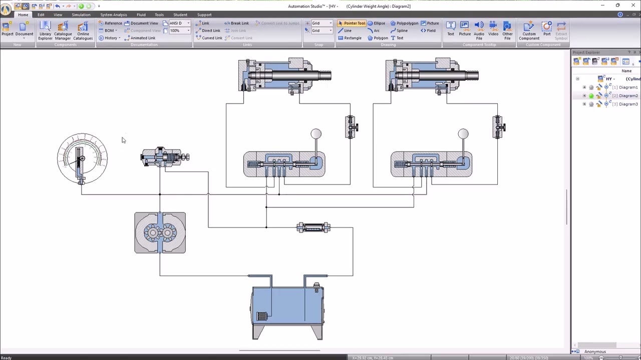 Hydraulics Illustrated Libraries - Automation Studio™