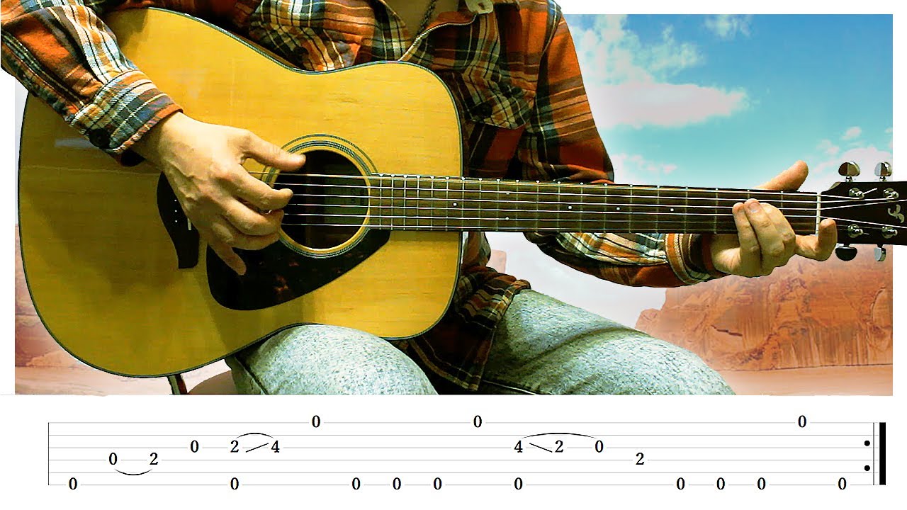 Western Blues [Fingerstyle Blues] Guitar Lesson w/ Tabs!