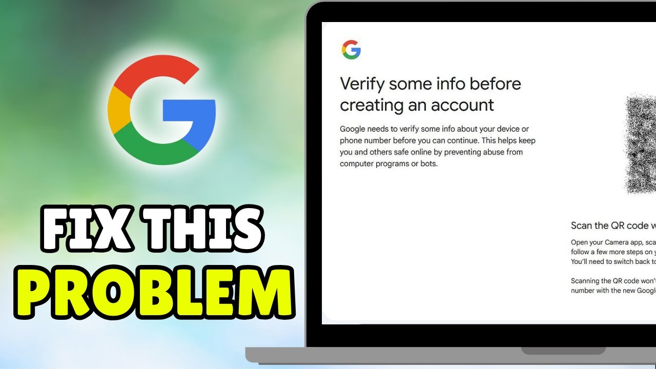 How to Fix Google Account Verification While Scan QR Code with Your Phone Problem on PC (2026)