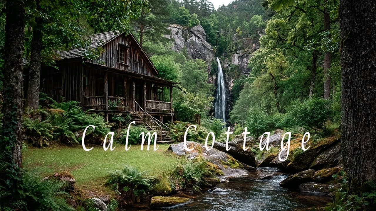 Calm Cottage in the Forest – Deep Healing Meditation Music – Nature Healing Ambience for Inner Peace