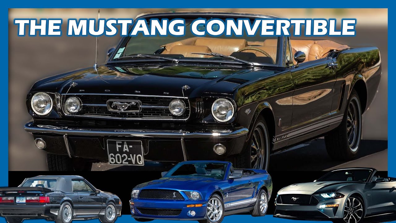The First Mustang Was a Convertible!? (Mustang Convertible History)