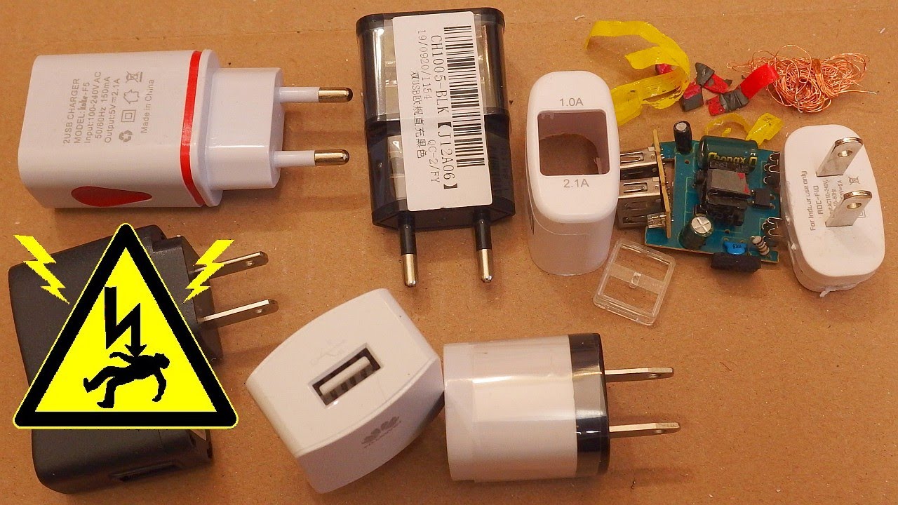 Dangerous USB phone chargers 2