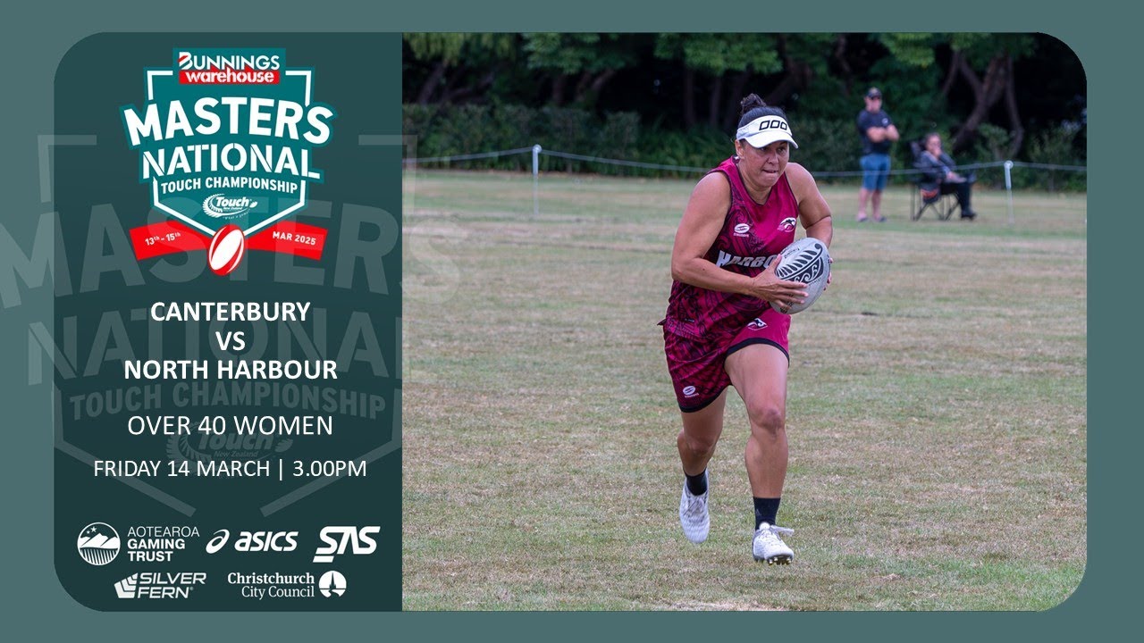 Over 40 Women | Canterbury vs North Harbour | 2025 Bunnings Masters National Touch Championship