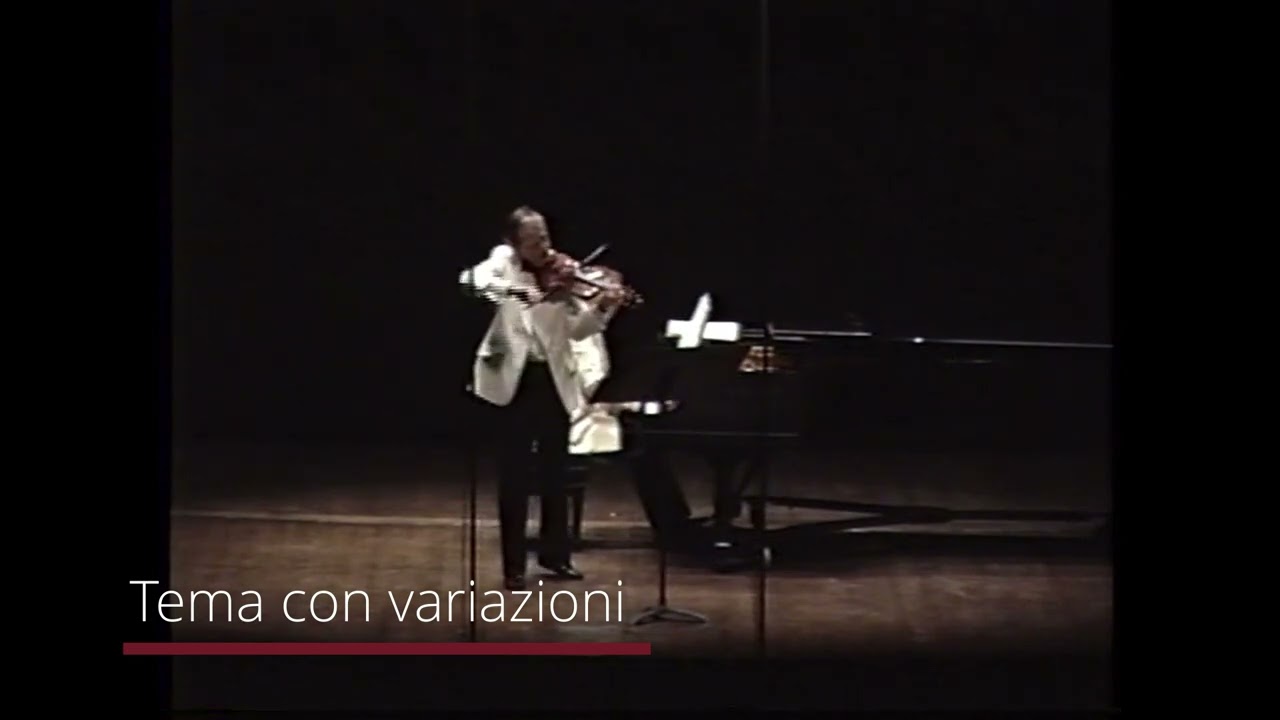 Mozart Sonata in A major K.  305, Walter Verdehr ,violin, Gary Kirkpatrick, piano