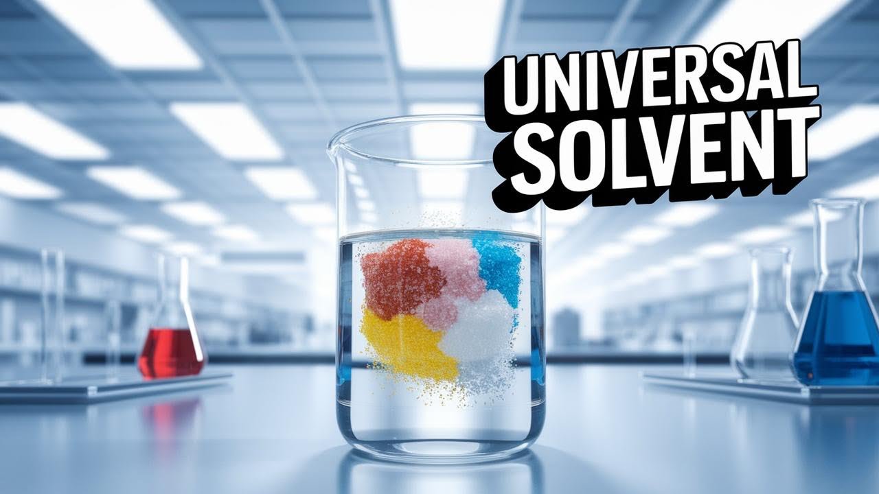 Water as a Universal Solvent &ndash; Real Reason Explained in 60 Seconds