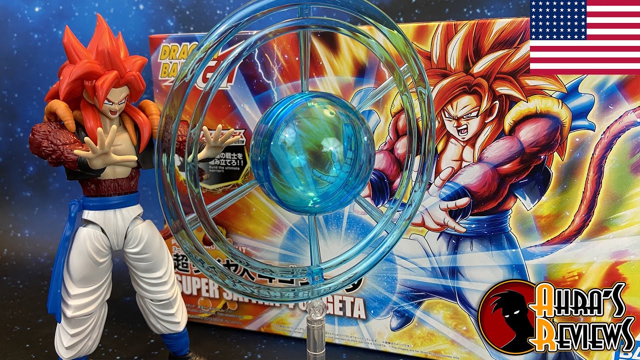 Figure Rise Dragon Ball GT Gogeta Super Saiyan 4 Model Kit Bandai Action Figure Review