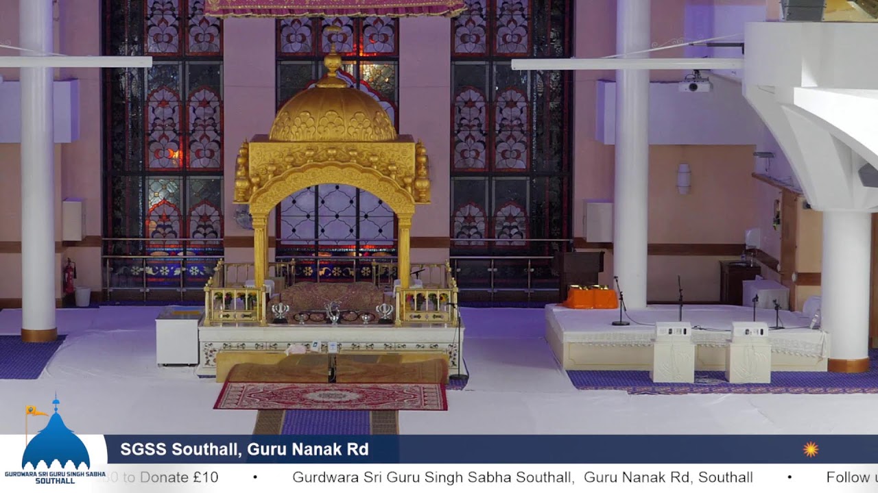 SGSS Southall, Guru Nanak Rd - Evening Livestream
