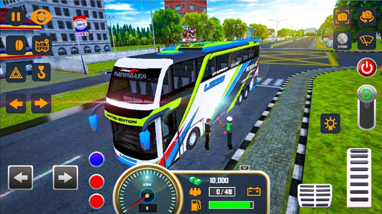 Bus Driving Simulator 3D – City Roads, Traffic & Parking Missions | Driving Bus Around Gameplay