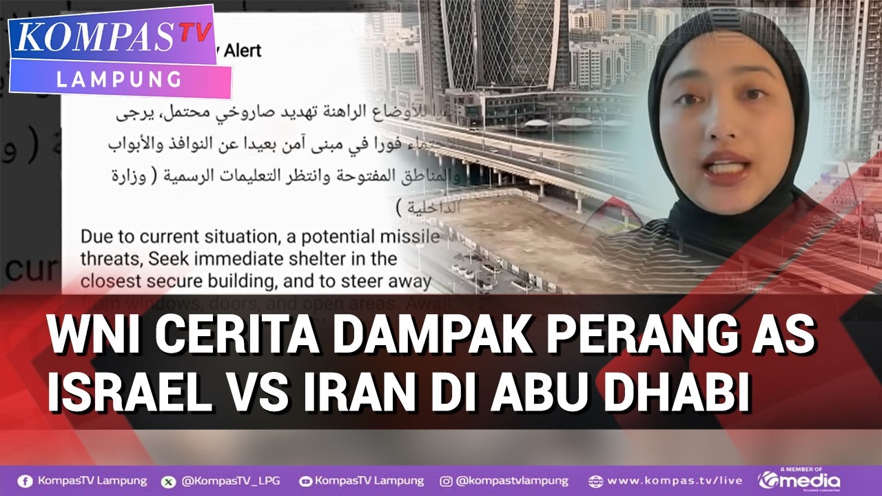 WNI Cerita Dampak Perang AS Israel vs Iran di Abu Dhabi  Suara Dentuman Terdengar