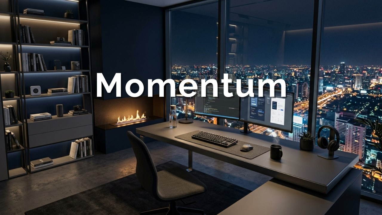 Focus Music for Work & Study | Deep House with City Night & Fireplace Sounds