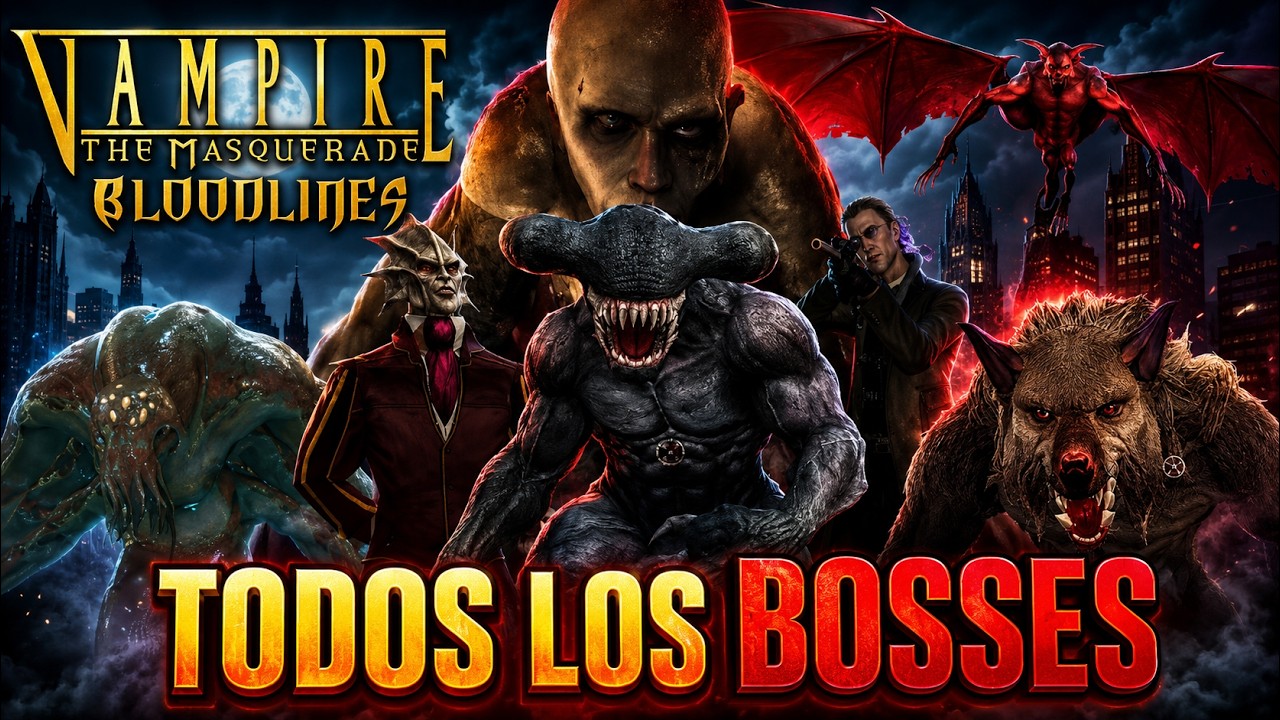 Derrotando a TODOS Los BOSSES (Jefes) De Vampire The Masquerade Bloodlines