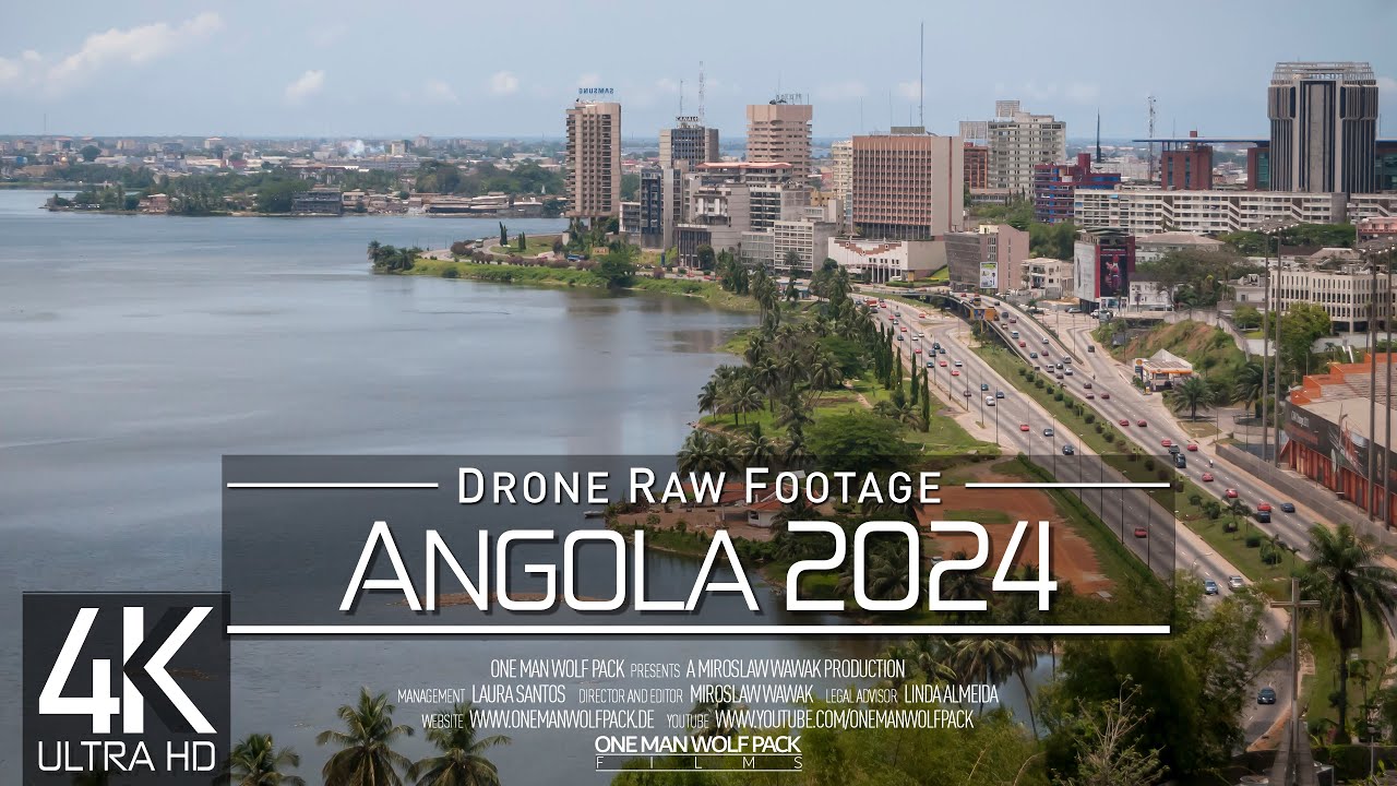 【4K】🇦🇴 Drone RAW Footage 🔥 This is ANGOLA 2024 🔥 Luanda 🔥 Capital City 🔥 UltraHD Stock Video