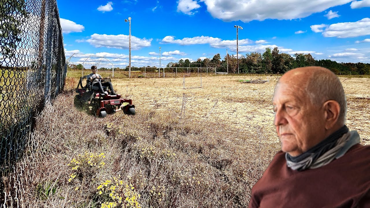 OWNER could no longer MAINTAIN this OVERGROWN BASEBALL FIELD. We TRANSFORMED it for FREE!