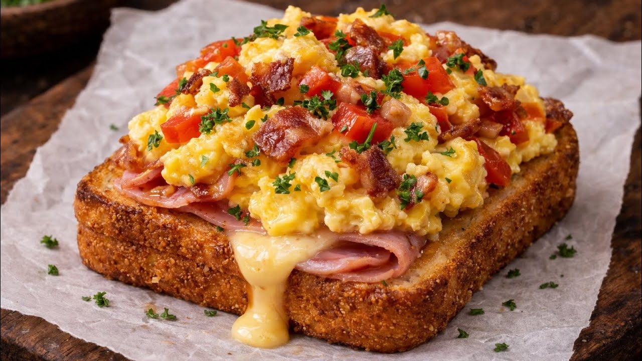 Вы никогда не пробовали таких вкусных хрустящих тостов с яйцом! С этого момента это ваш простой завт