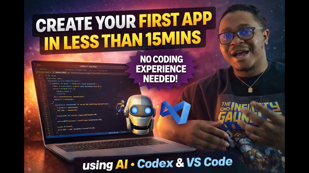 Create your first app in less than 15mins (NO CODING EXPERIENCE NEEDED!) using AI