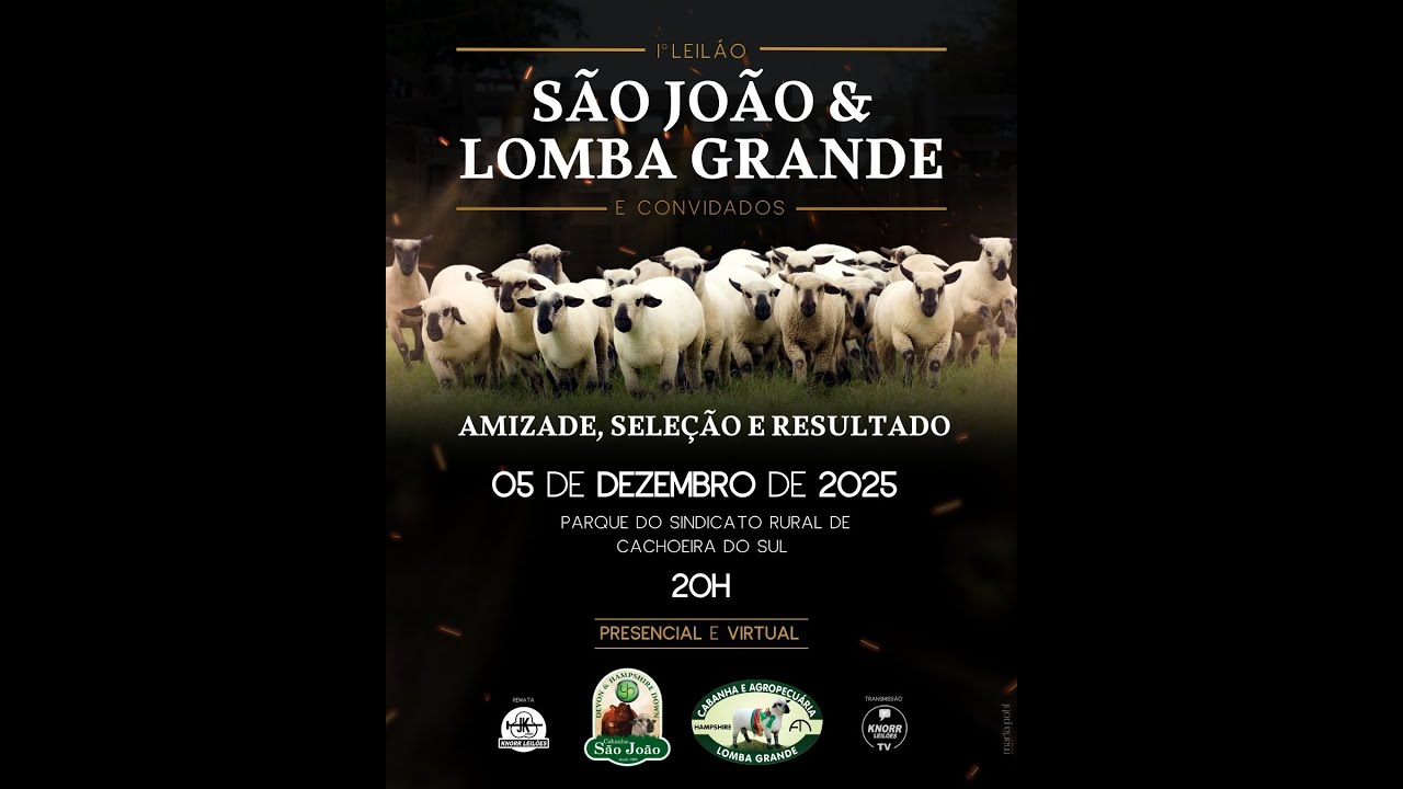 1&deg; LEIL&Atilde;O S&Atilde;O JO&Atilde;O & LOMBA GRANDE E CONVIDADOS