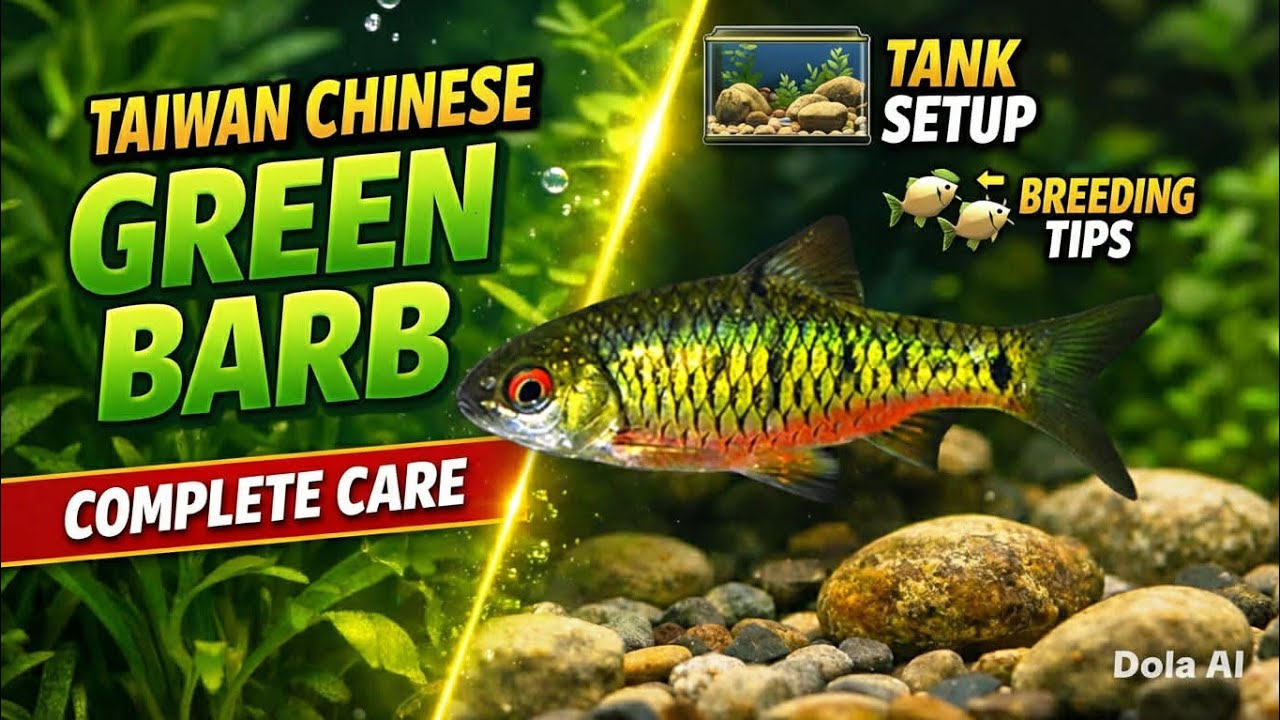 PROFILE: Taiwan/Chinese Green Barb (Puntius semifasciolatus) GUIDE: Everything you need to Know