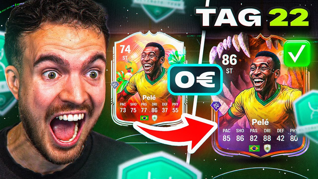 ICH habe 74er PELE zur 86er OP KARTE ENTWICKELT! WAS ERREICHT man in FC 26 ohne FC POINTS? Tag 22 🥼🧐