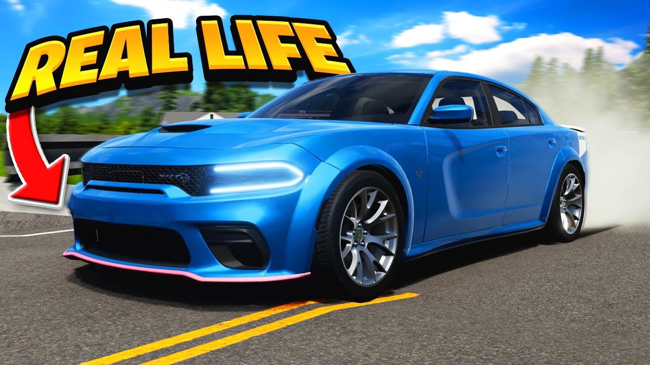 Играем в BeamNG Drive как в РЕАЛЬНОЙ ЖИЗНИ с HELLCAT
